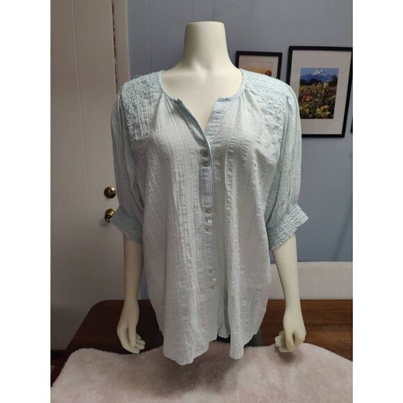 Sundance Tops - Sundance Smocked Blouse